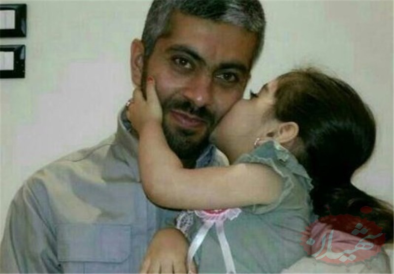 شهید نادر حمید و دخترش